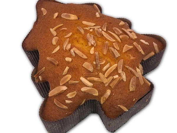 Panettone kerstboomcake